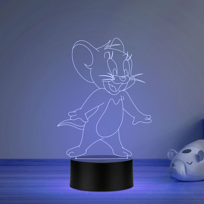 Cute jerry864 3D LED Night lamp for Kids 7 Color Changing Light with Remote Control